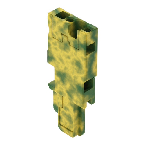 Start module for 1-conductor female connector, CAGE CLAMP&reg;, 4 mm&sup2;, green-yellow