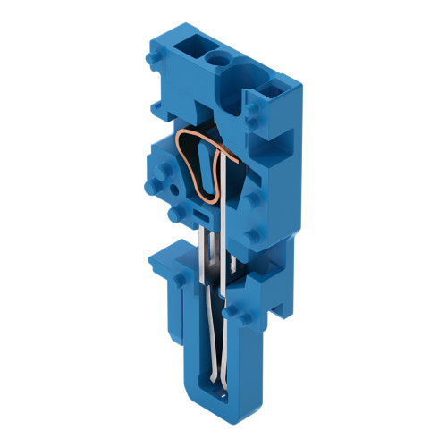 Center module for 1-conductor female connector, CAGE CLAMP&reg;, 4 mm&sup2;, blue