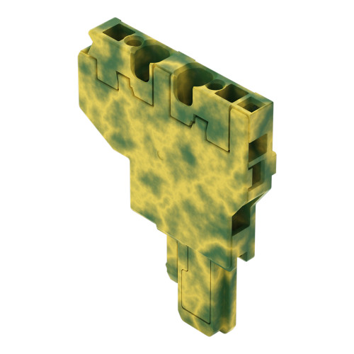 Start module for 2-conductor female connector, CAGE CLAMP&reg;, 4 mm&sup2;, green-yellow
