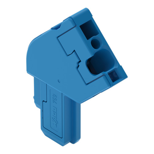 Start module for 1-conductor female connector,  angled, CAGE CLAMP&reg;, 4 mm&sup2;, blue