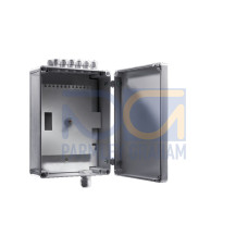 DK Small fibre-optic distributor, WHD: 180x254x90 mm,, max. 24 fibres