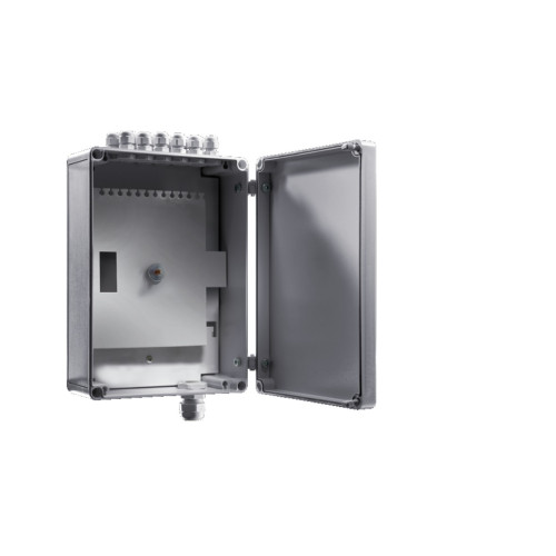 DK Small fibre-optic distributor, WHD: 180x254x90 mm,, max. 24 fibres