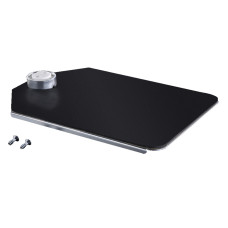 Support for mousepad, vertically hinged