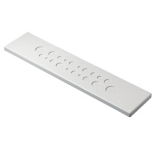 EL Gland plate for metric cable glands, WxD: 599x133,5 mm, For EL