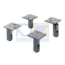 SO Levelling foot, for VX, TS, VX SE, H: 85 - 115 mm, Stainless steel 1.4301