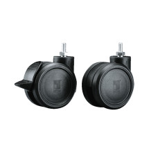 DK Twin castors, M12, each 2 with/without Lock