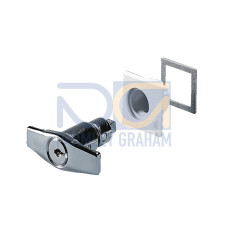 SZ T handle, version B, with lock cylinder insert, Lock no. 3524 E