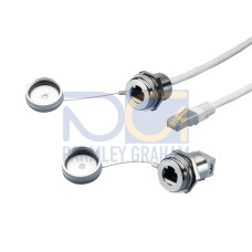 SZ Interface extension, with wallconnection, RJ 45, L: 2000 mm