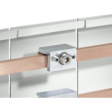 SV Busbar connector, for E-Cu 12x5-15x10 mm, single connection