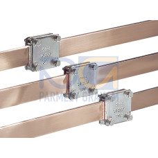 SV Plate clamp, for laminated copper bar, clamping area WH: 34x10 mm