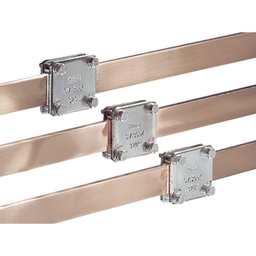 SV Plate clamp, for laminated copper bar, clamping area WH: 54x10 mm