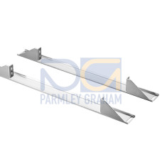 DK-TS Einbauwinkel, For L-shaped mounting angles into TS, 482.6 mm (19")