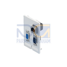 SZ Interface flap, modular, interface inserts, RJ 45, jack/jack, Cat. 5e