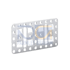 Mounting plates, for screw fastening, small