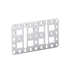 Mounting plates, for screw fastening, small