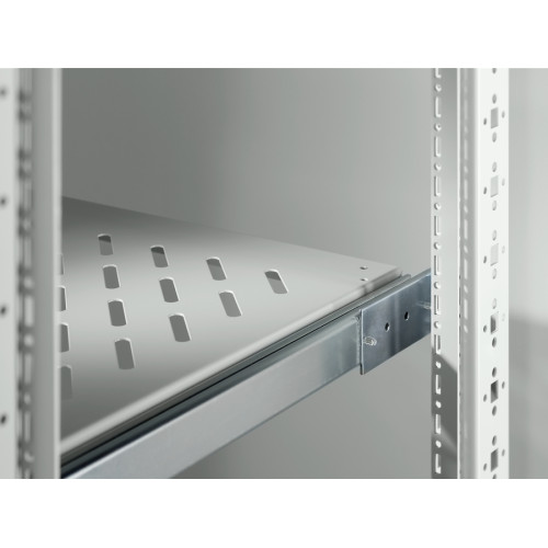 DK Component shelf, WxD: 482,6x500 mm, 50 kg, distance between levels: 495 mm