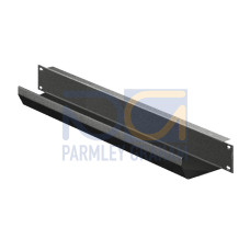 DK Cable routing channel, WHD: 482.6 mm (19")x1 Ux85 mm, RAL 9005