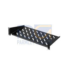 DK Component shelf, WHD: 482,6x2 Ux400 mm, 25 kg, static