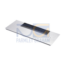 DK Gland plate module, For W: 600 mm, For cable entry with brush