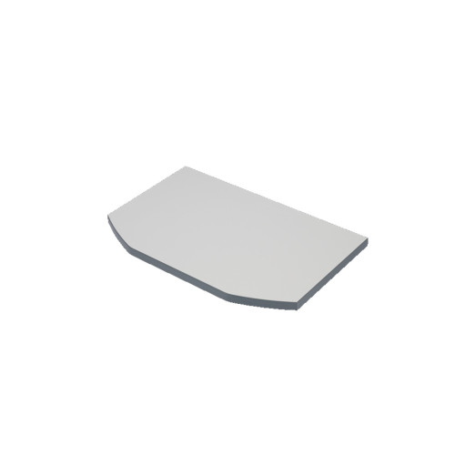 IW Industrial workstation, worktops for pedestal, complete, WD: 950x600 mm
