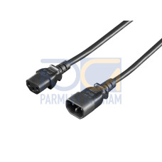 DK Connection cable, L: 0,5 m, 10 A, C13/C14, For PSM