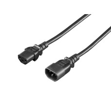 DK Extension cable, L: 1,8 m, 230 V, 110 V (DC), C13/C14, For CMC III