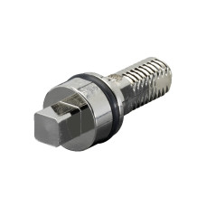 SZ Lock insert, version C, Die-cast zinc, 7 mm square, L: 41 mm