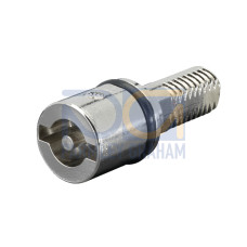 SZ Lock insert, version C, Die-cast zinc, 3 mm double-bit, L: 41 mm