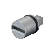 SZ Lock insert, version A, Die-cast zinc, screwdriver, L: 27 mm