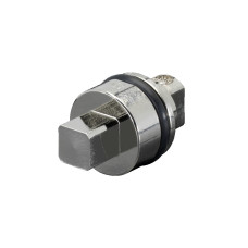 SZ Lock insert, version A, Die-cast zinc, 7 mm square, L: 27 mm