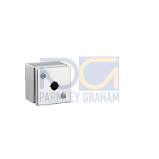 SM Switch housing, WHD: 100x100x90 mm, Stainless steel 1.4301