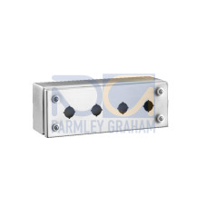SM Switch housing, WHD: 280x100x90 mm, Stainless steel 1.4301