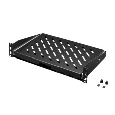 Component shelf, for one 482.6 mm (19") mounting level, pull-out, 2 U