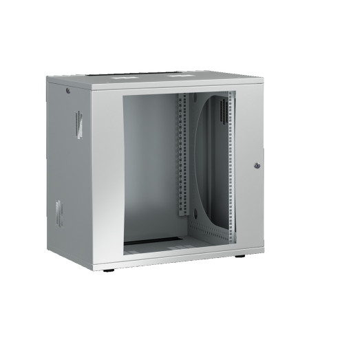 DK FlatBox, WHD: 600x625x600 mm, 12 U, with 482.6 mm (19") mounting frame