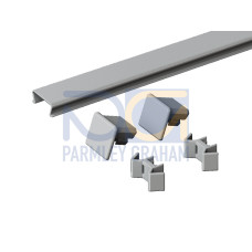 TS Baying cover, top, for D: 500 mm, stainless steel, 1.4301
