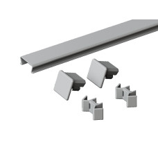 TS Baying cover, top, for D: 500 mm, Plastic, RAL 7035