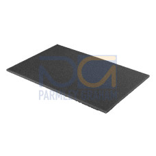 Filter mat for gland plate, one-piece, vented