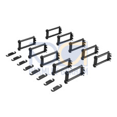 DK Cable routing bars, 482.6 mm (19") attachment, 1 U