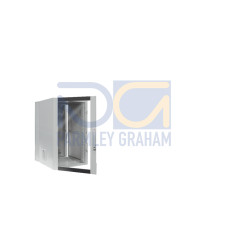 DK Wall-mounted enclosures, 3-part, WHD: 600x1021x573 mm, 21 U, Pre-configured