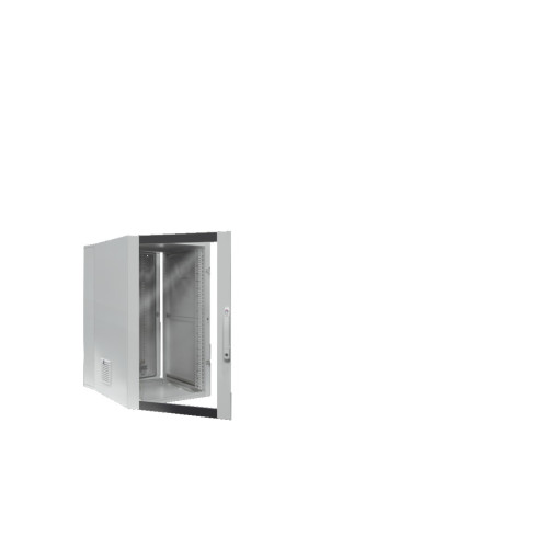 DK Wall-mounted enclosures, 3-part, WHD: 600x1021x573 mm, 21 U, Pre-configured
