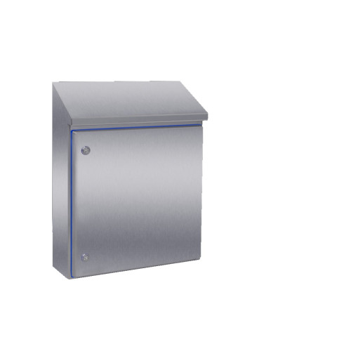 HD Compact enclosure, WHD: 510x550(H1)x669(H2)x210 mm, Stainless steel 1.4301