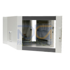 DK Wall-mounted enclosures, 3-part, WHD: 600x478x673 mm, 9 U, Pre-configured