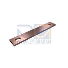 SV PE/PEN baying bracket E-Cu, WH: 30x5 mm, L: 180 mm
