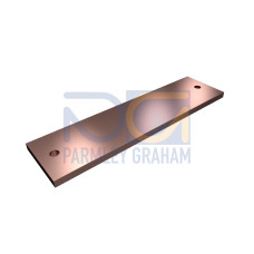 SV PE/PEN busbar E-Cu, WH: 80x10 mm, L: 300 mm