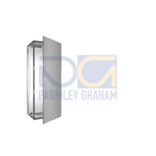 VX Baying enclosure system, WHD: 800x2000x600 mm, stainless steel, single door