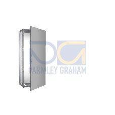 VX Baying enclosure system, WHD: 800x1800x400 mm, stainless steel, single door