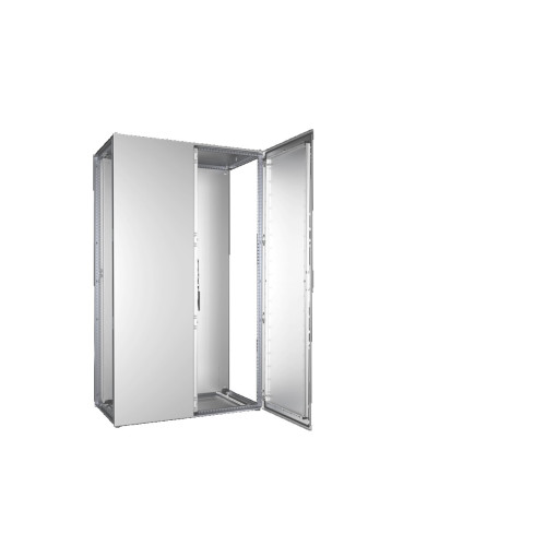 VX Baying enclosure system, WHD: 1200x2000x600 mm, stainless steel, two doors
