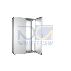 VX Baying enclosure system, WHD: 1200x1800x400 mm, stainless steel, two doors