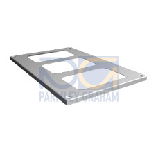 VX Roof plate, WD: 400x600 mm, for cable entry glands