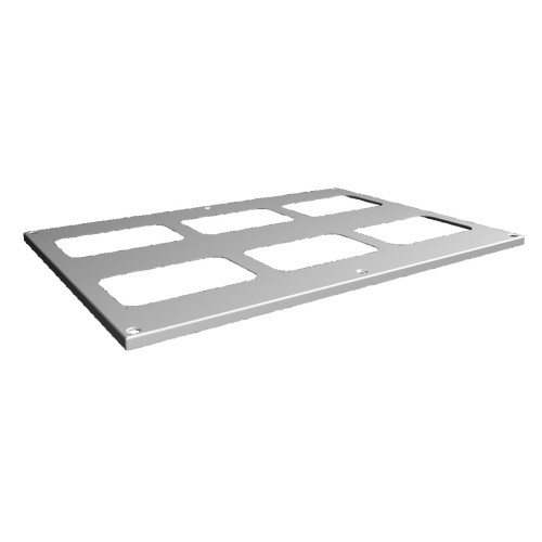 VX Roof plate, WD: 850x600 mm, for cable entry glands